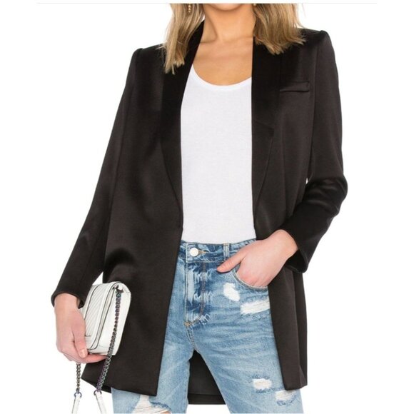 Alice + Olivia Black Jace Oversized Blazer Size Medium - Picture 10 of 10